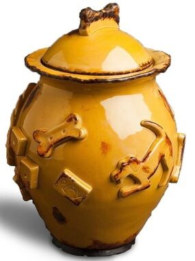 Carmel Ceramica Dog Treat Jar